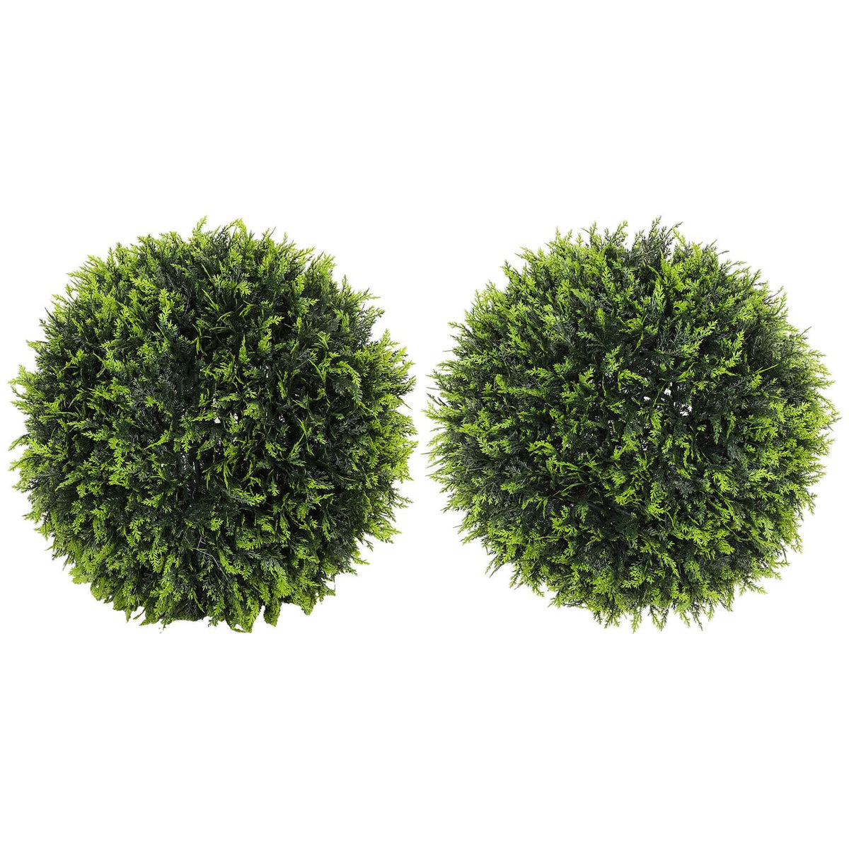Kunstplantenset van cederhout, 45 cm – Binnen-/buitendecoratie
