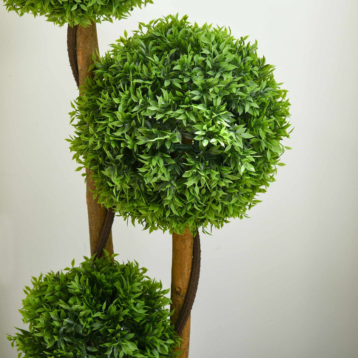 Kunstbuxus, 110 cm, uv-bestendig, 3 bollen