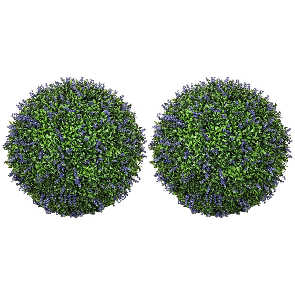 Kunstmatige lavendel: 42 cm bolvormige plant voor thuis en op kantoor