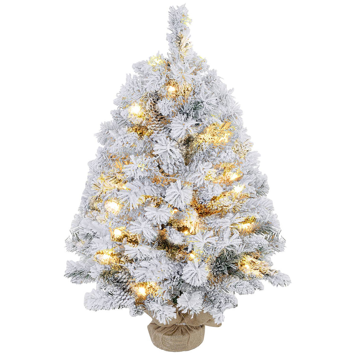 Led-kerstboom, 92 cm, warmwitte verlichting, voor binnen