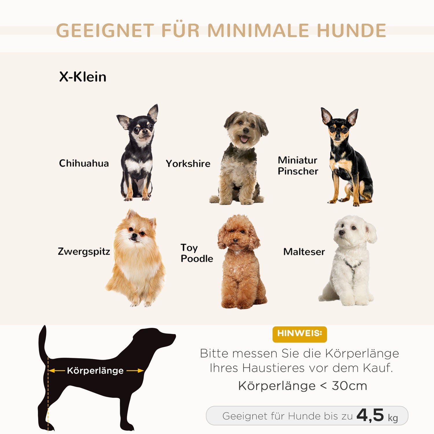 Luxe pluche hondenbank met kussen, grijs – 69x49x38 cm
