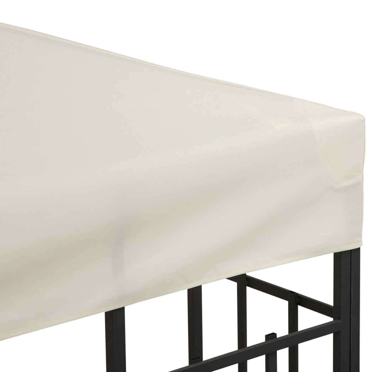 Metalen Gazebo Vervangingsdak, 3x3M, Crème Polyester