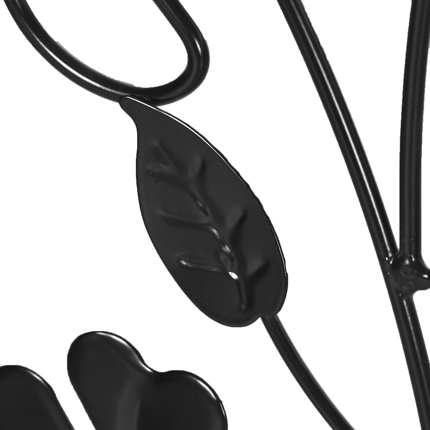 Metall-Rankgitter-Set für Kletterpflanzen – Schwarz, 38x98 cm