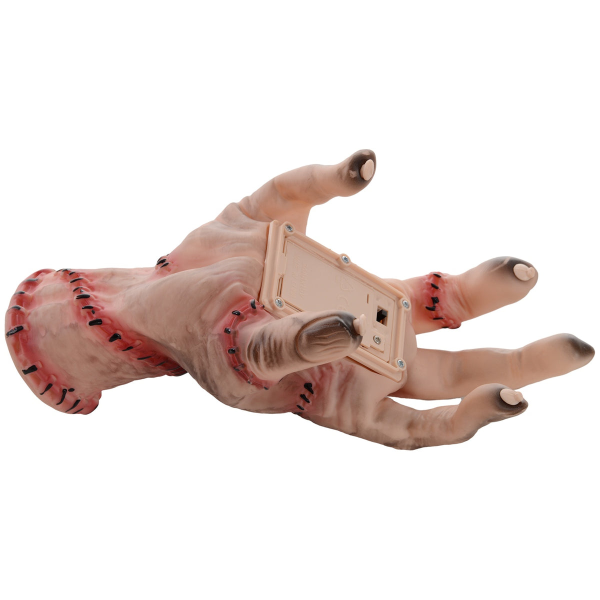 Realistische 21 cm Halloween littekenhand prop met actie en geluid