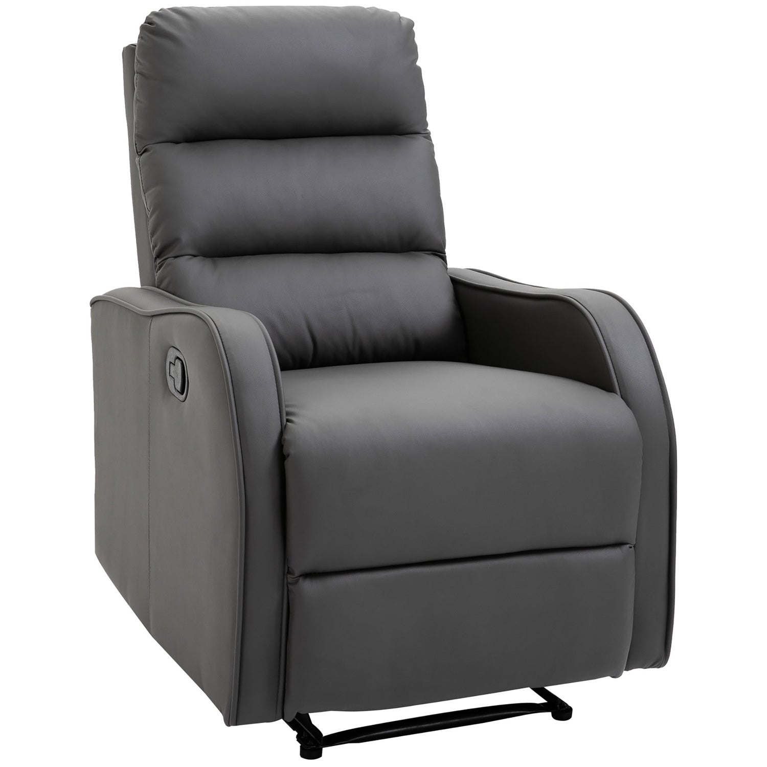 Schommelende Relaxfauteuil, Draaibaar Met Bekerhouder, Microvezel
