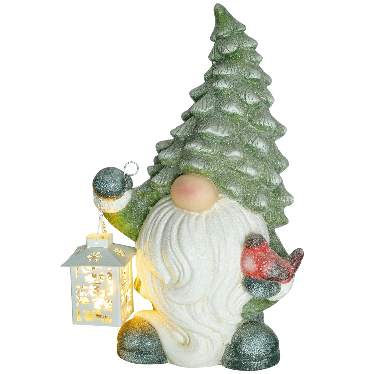 Kerstman Kerstbeeld, LED Verlicht, 42 cm, Binnen/Buiten