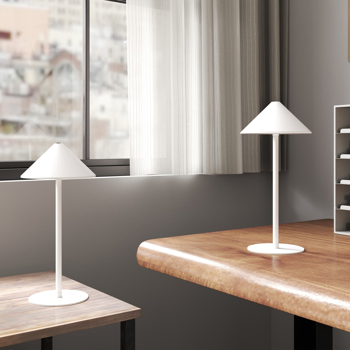 Set van 2 tafellampen, touchbediening, 3 lichtkleuren