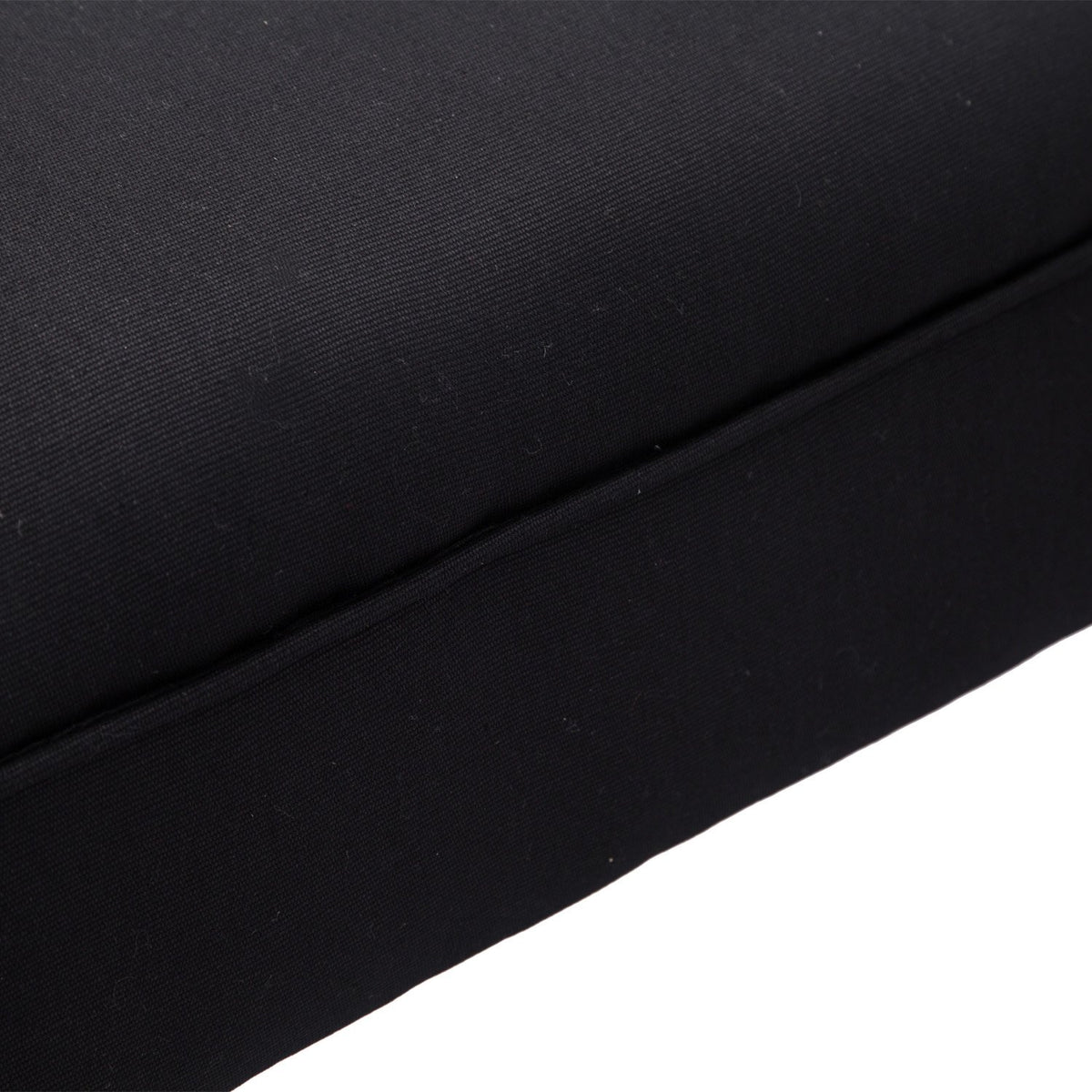 Zwarte gestoffeerde slaapkamerbank – MDF & schuim, 102x31x51 cm