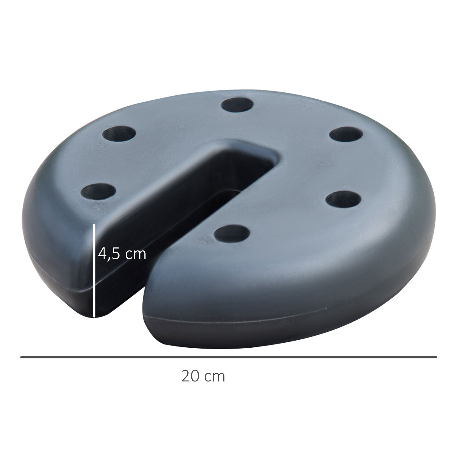 Tentgewichtset, 4-delig, 2,2 kg, veilige paviljoenbasis