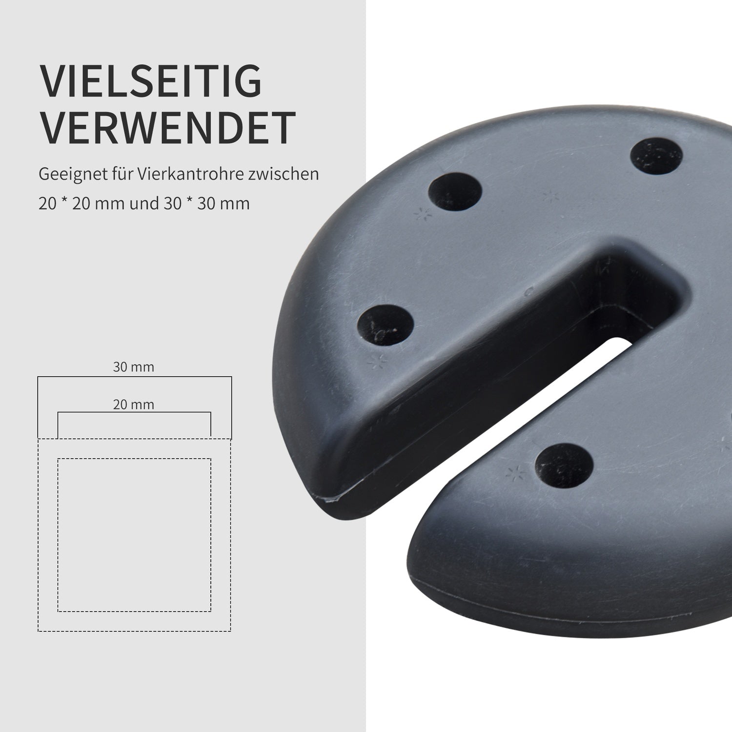 Tentgewichtset, 4-delig, 2,2 kg, veilige paviljoenbasis