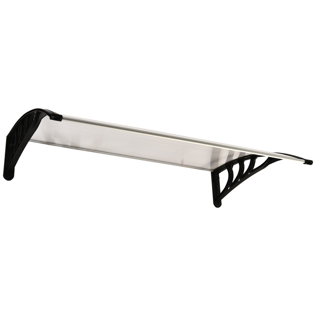 Transparant polycarbonaat afdak voor buitendeur – 75x100cm