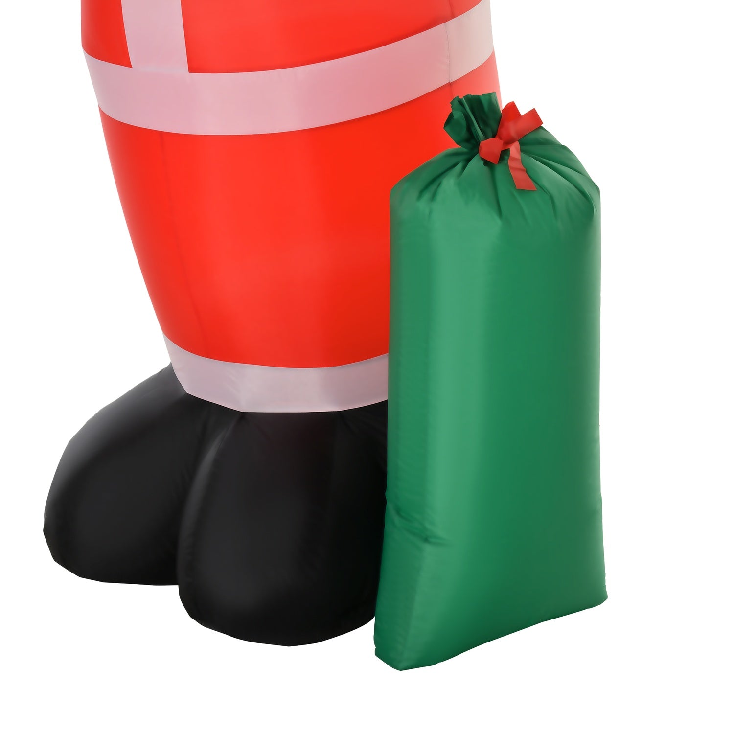 Opblaasbare Kerstmanversiering met LED-verlichting, 148x85x240 cm