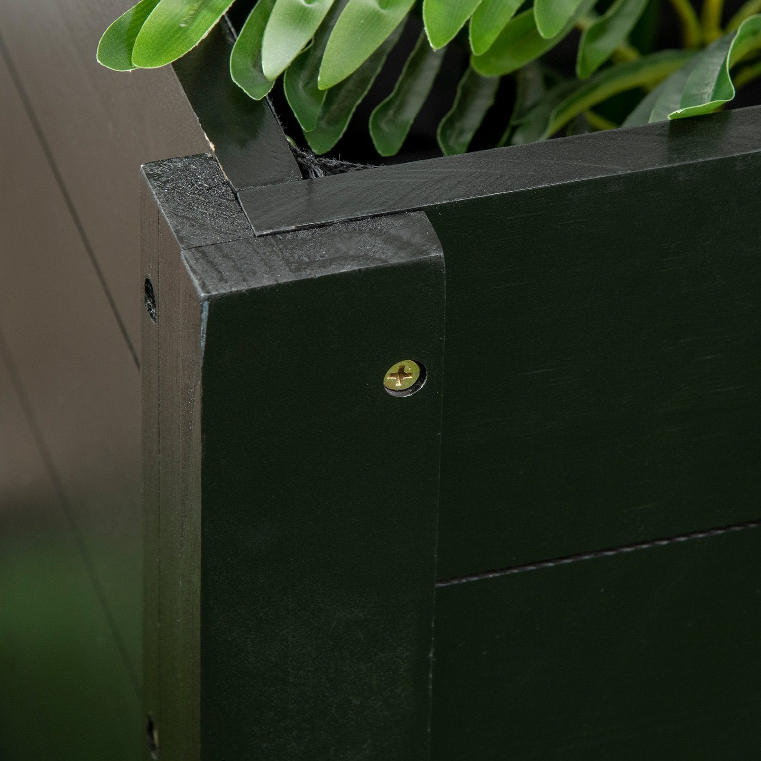 Verhoogde tuinbak met wielen, massief hout, 89 x 48 x 47 cm