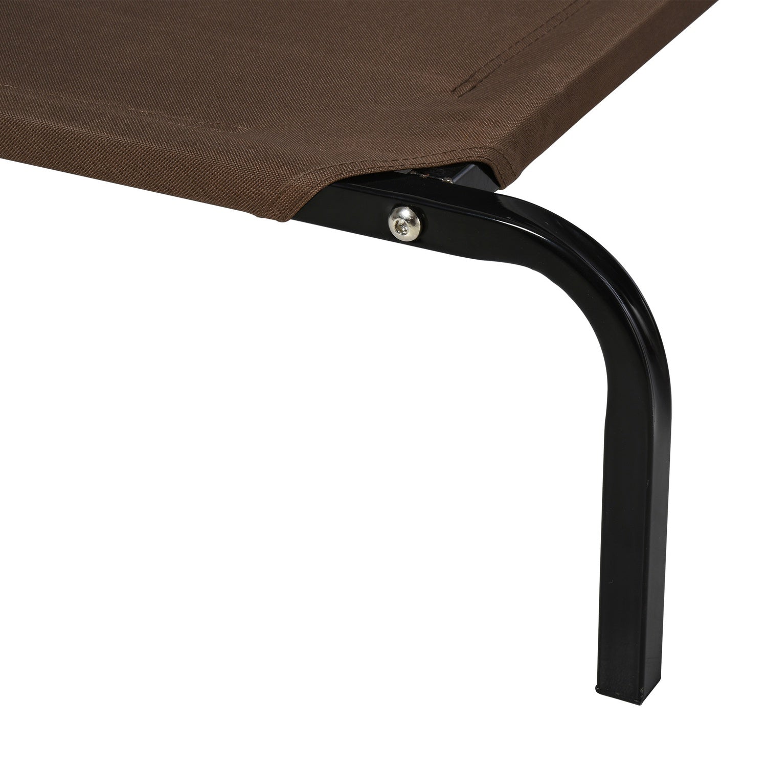 Huisdierenbed voor buiten - Netstof, metalen frame, 130x80x20 cm