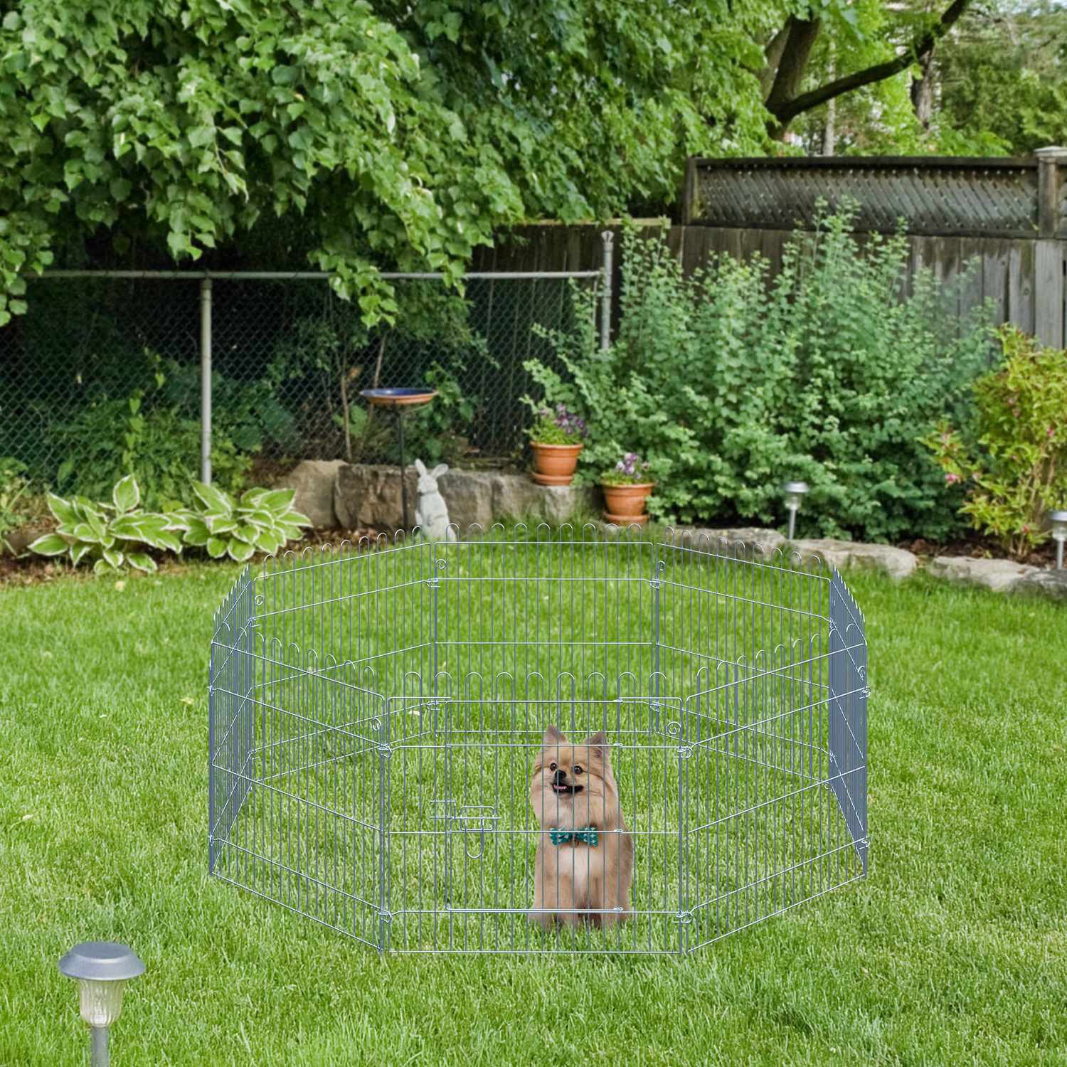 Outdoor puppyrenhek, 8 panelen, B63 x H60 cm
