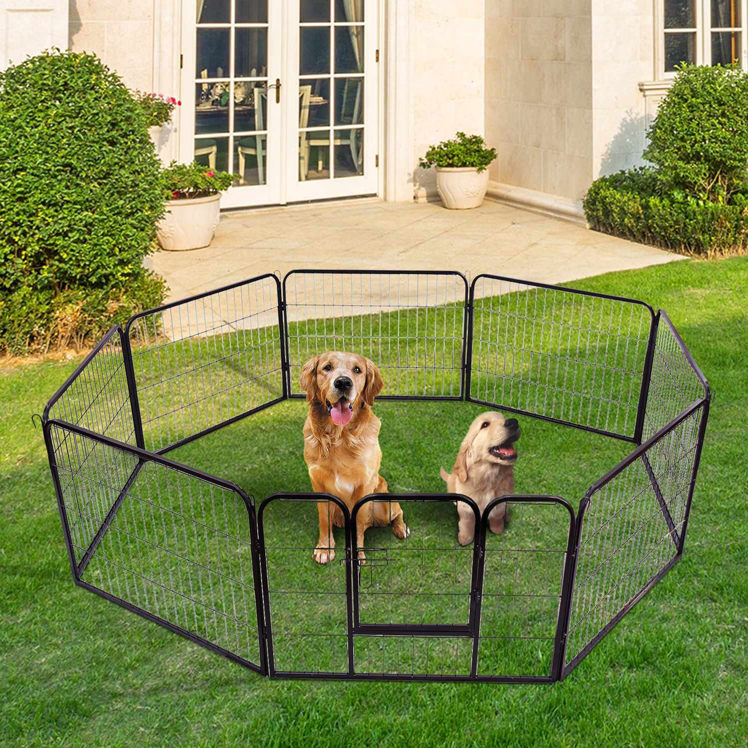 Puppy buitenren omheining, 60x80 cm