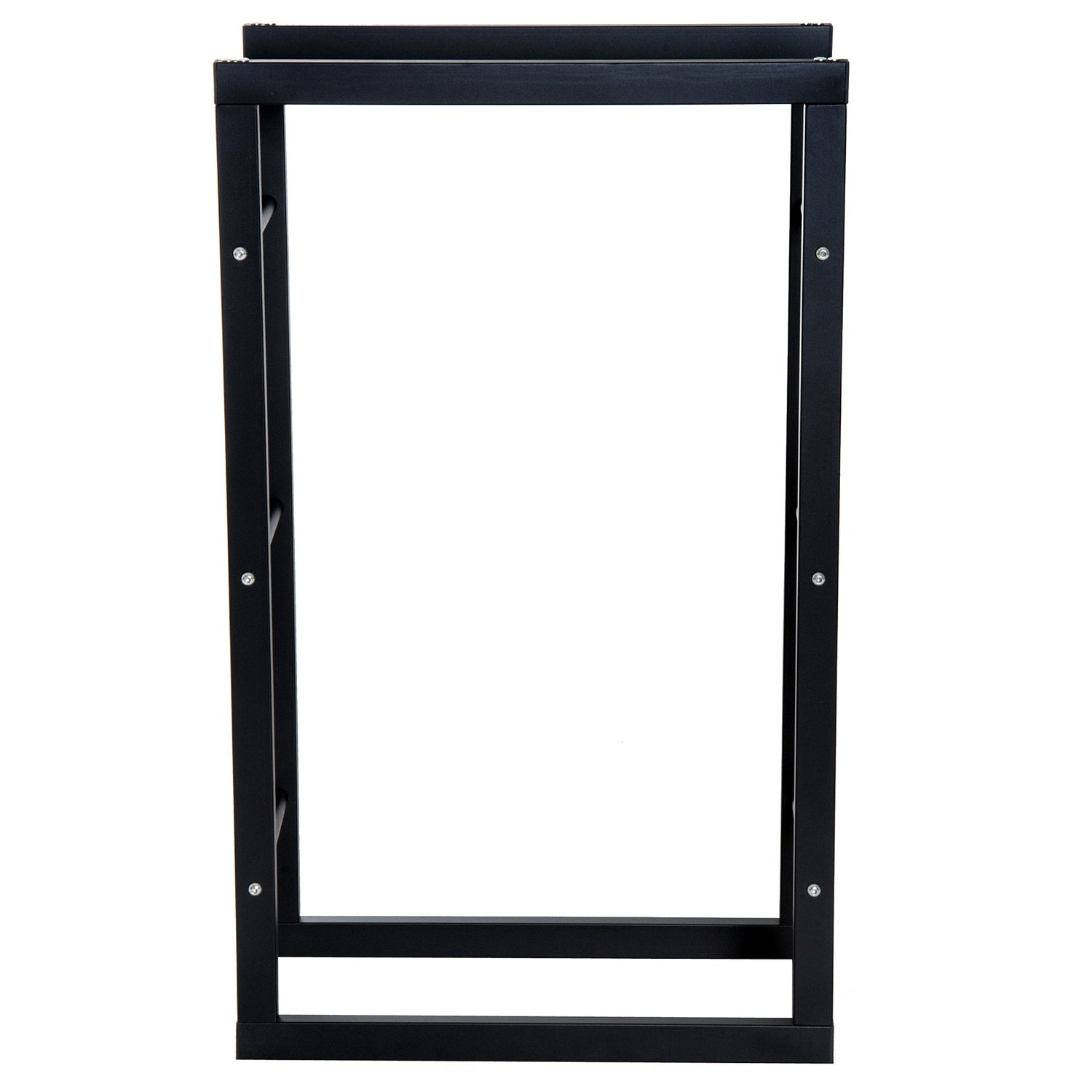 Houtrek van staal, 100 kg draagvermogen, zwart, 60x25x100 cm