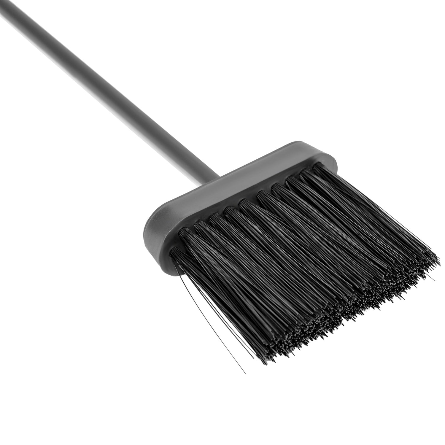 Houtrek met dienblad, 2-laags haardgereedschap, zwart