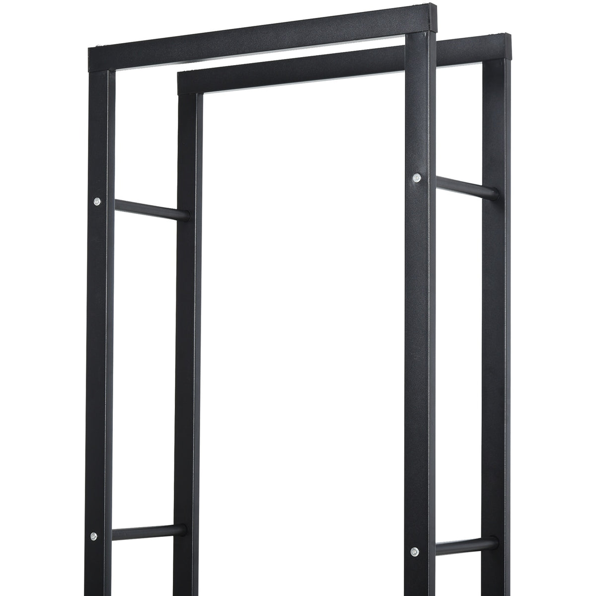 Houtrek, metaal, 40x25x150 cm, draagvermogen tot 100 kg