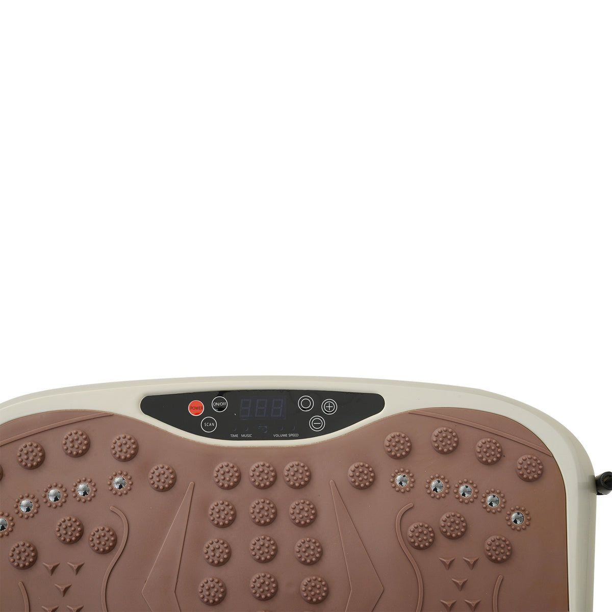 Trillingsplaat Fitnesstrainer met LED-display en banden