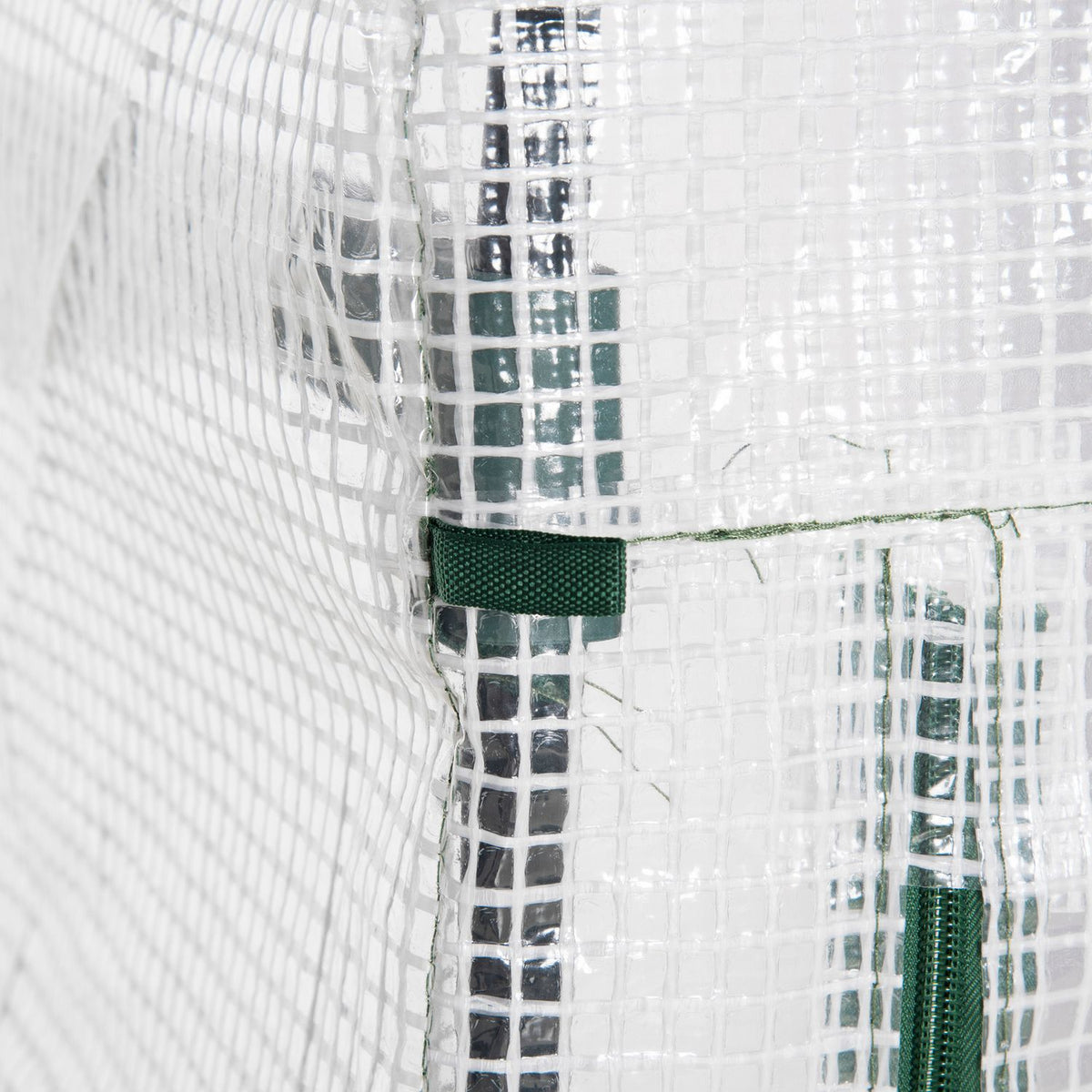 Witte 4-laags kas, foliehoes, 70x50x160 cm
