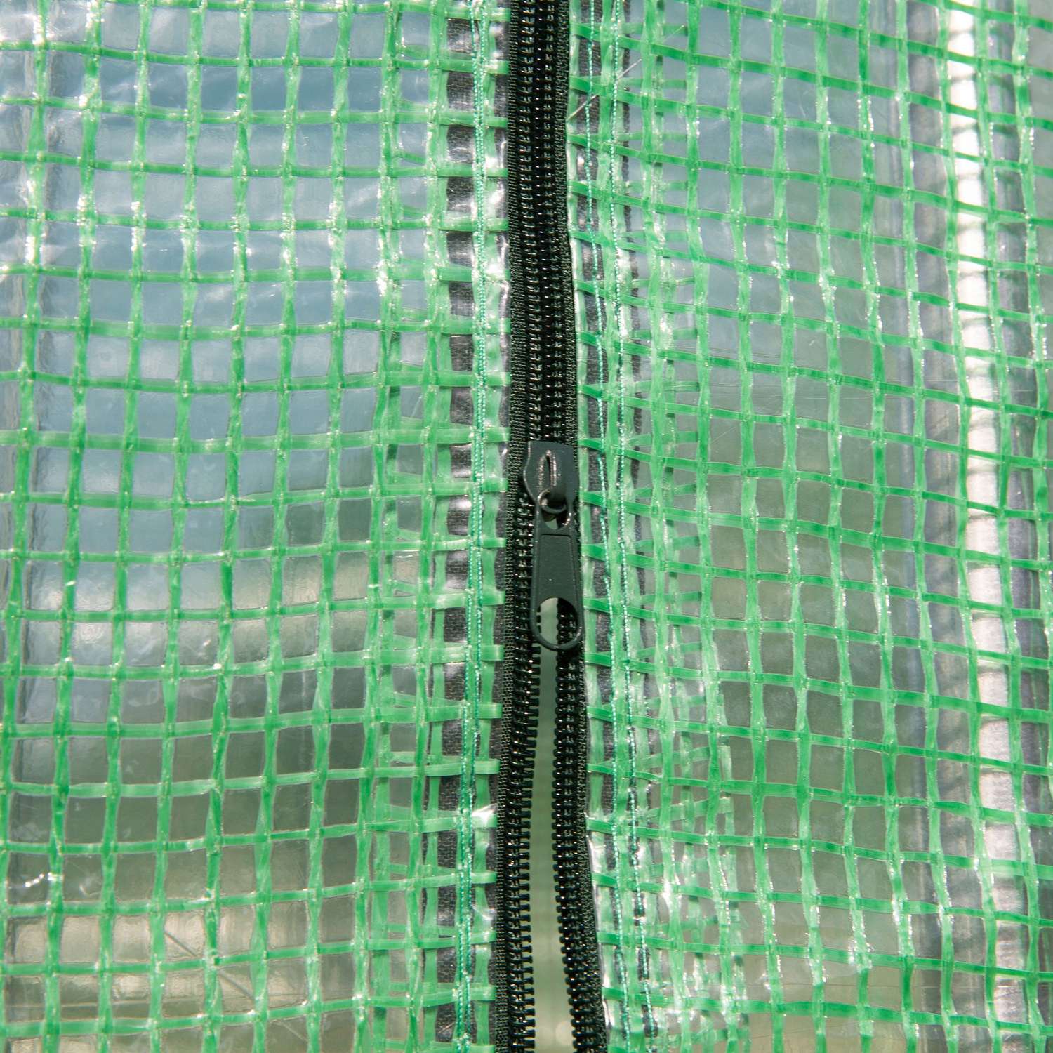 Växthus 300x100x200 cm, PE Plast, Stålstomme, 4 fönster