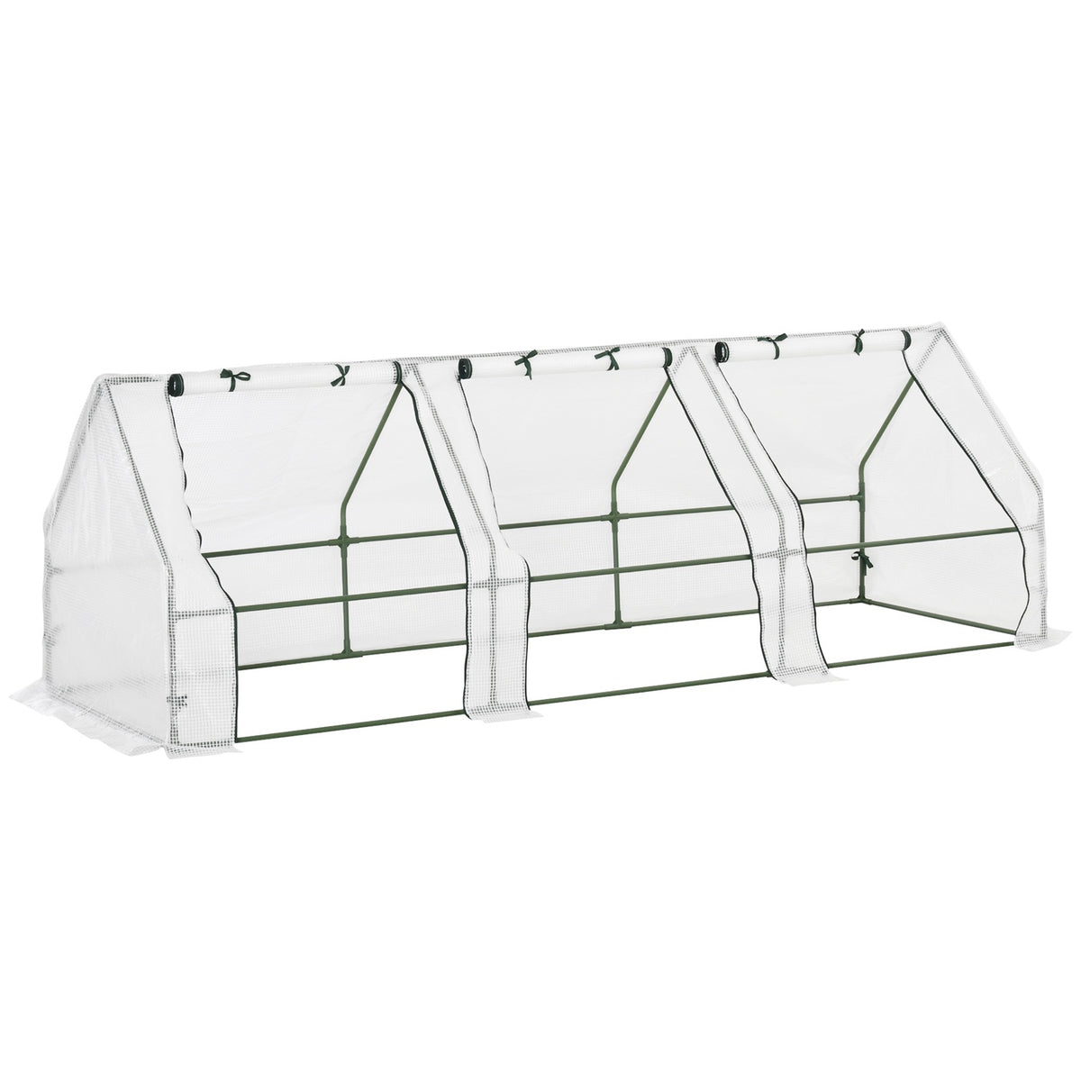 Koude kas voor tomaten, 270x90x90 cm, Wit