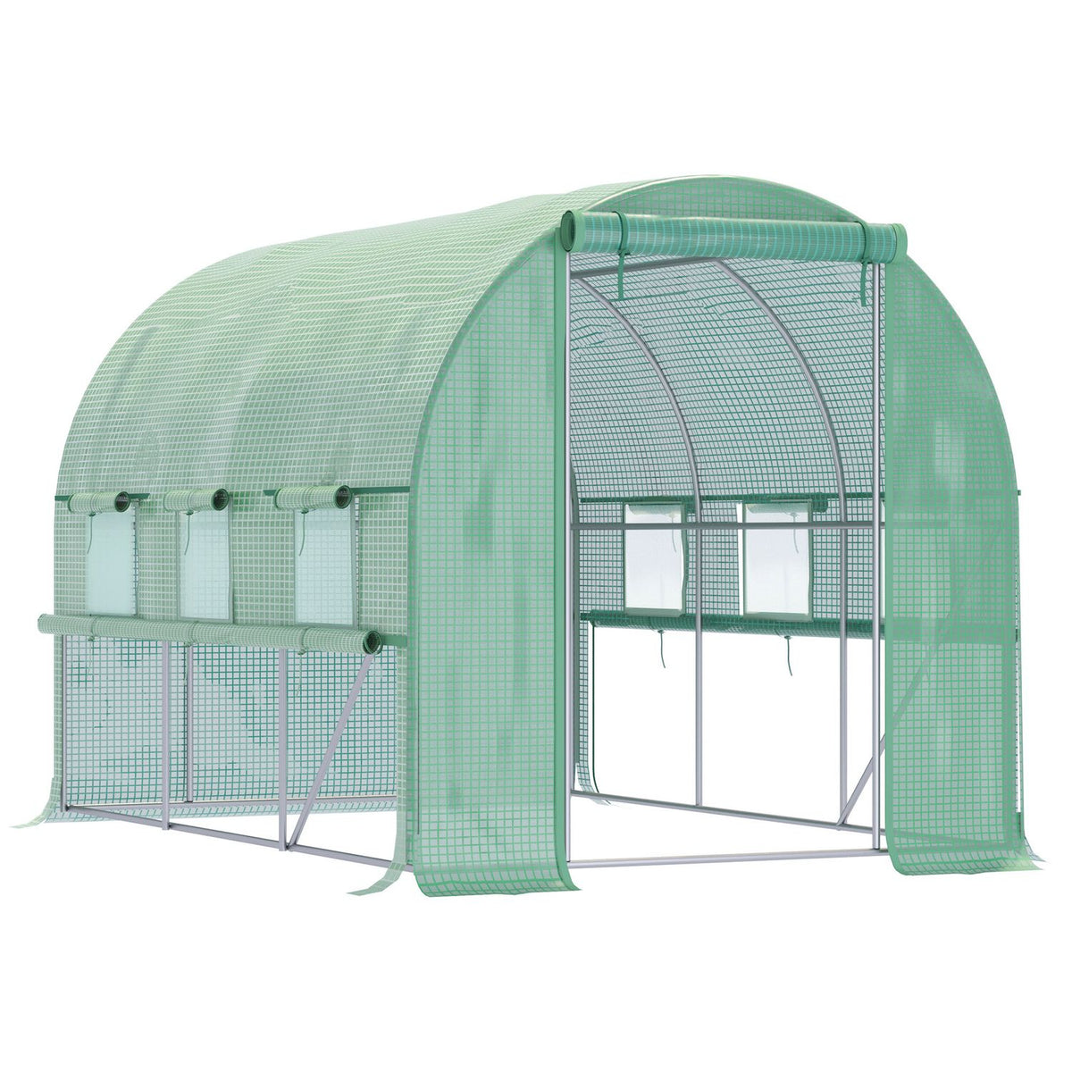 Inloopfoliekas – UV-beschermd, 6 ramen, 2,95x2x2M