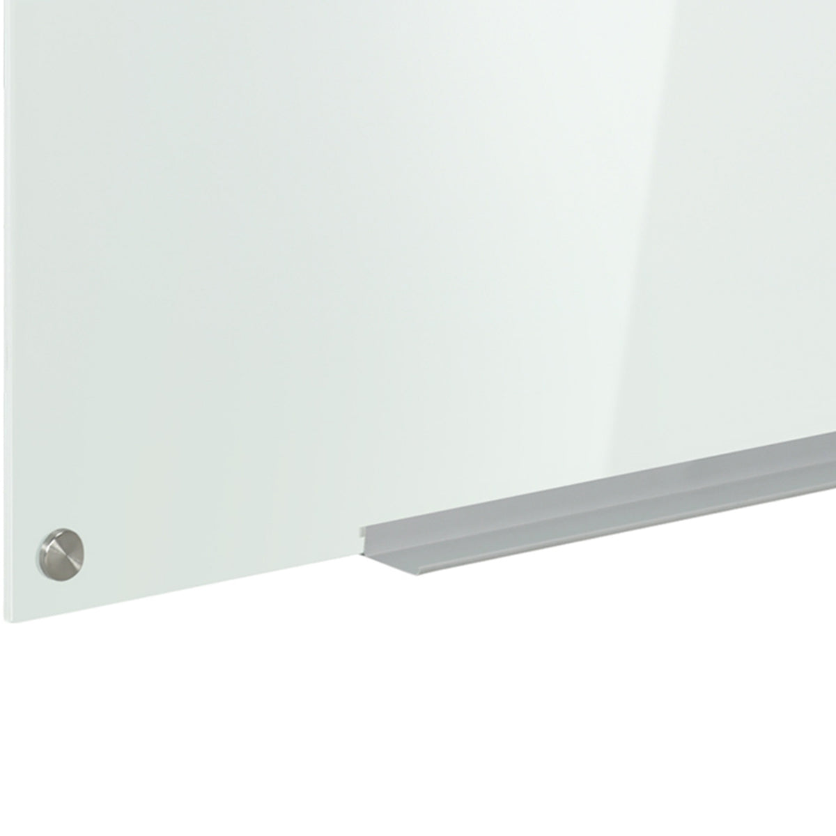 Whiteboard glazen bord, ezels, planken, 90x60cm, 4 pennen