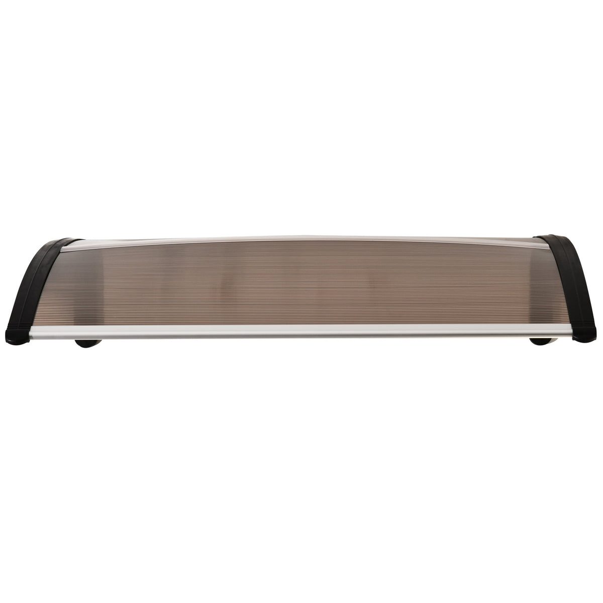 Luifel van polycarbonaat, weerbestendig, bruin, 75x100cm