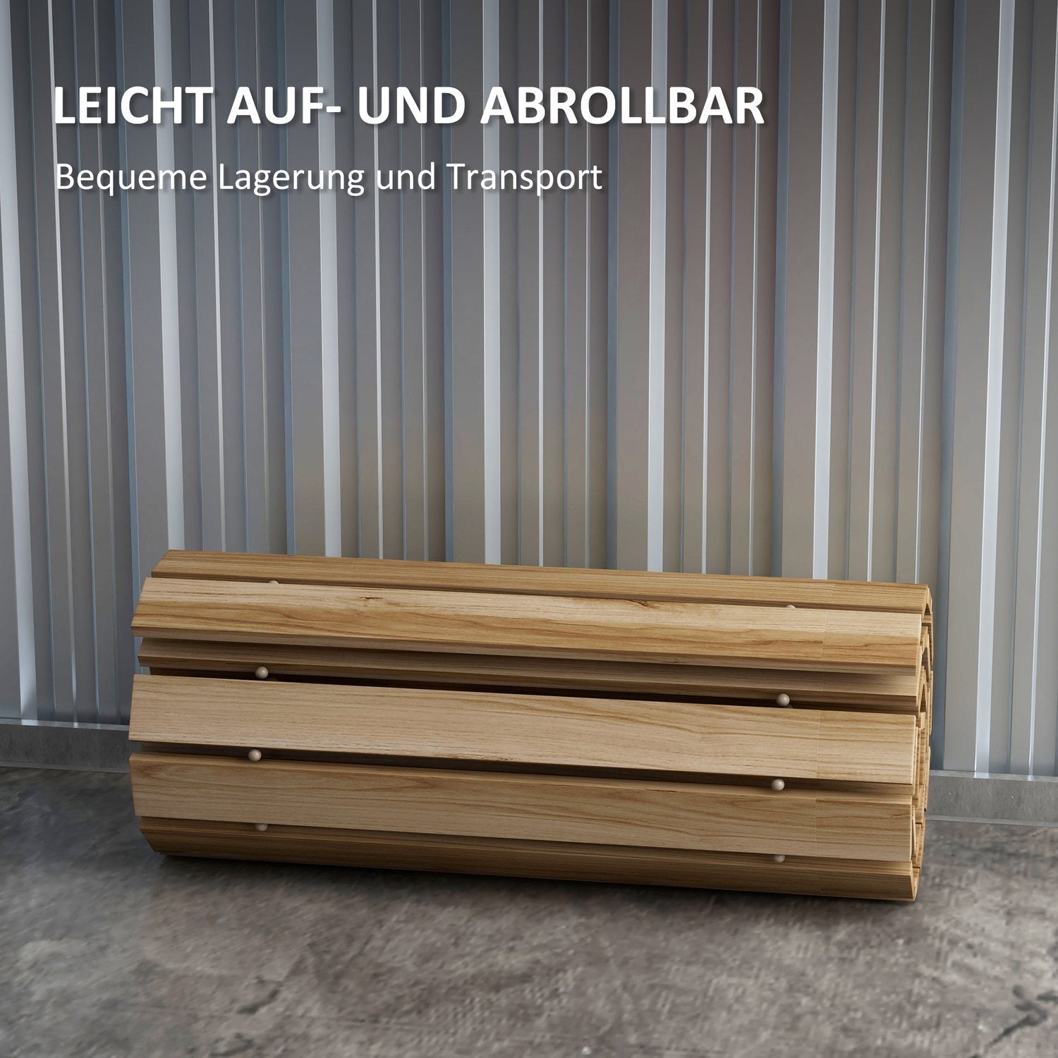 120 cm Decoratieve houten tuinroute – weerbestendig dennenhout