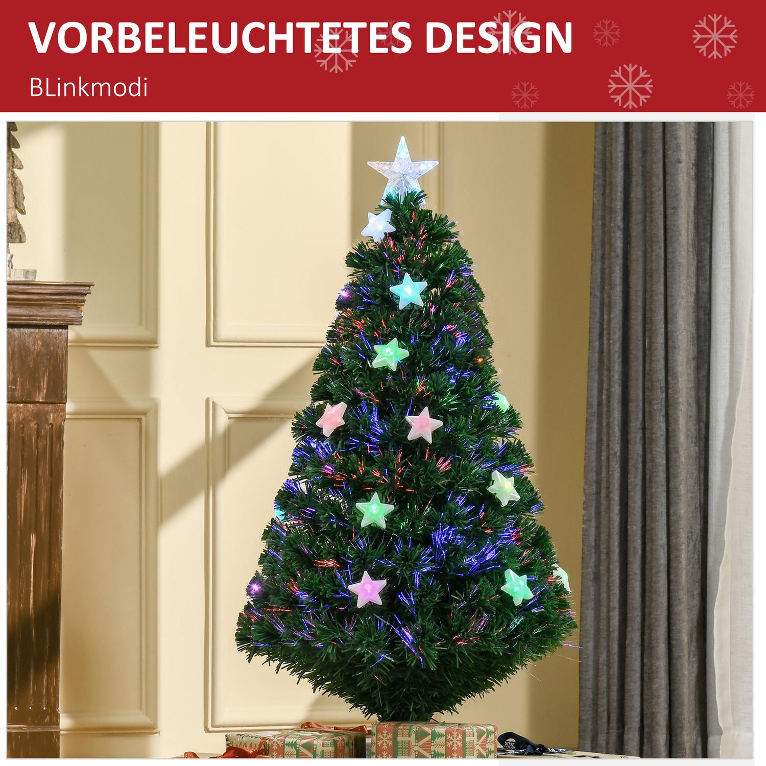 120 cm LED kunstmatige kerstboom met 16 lampjes