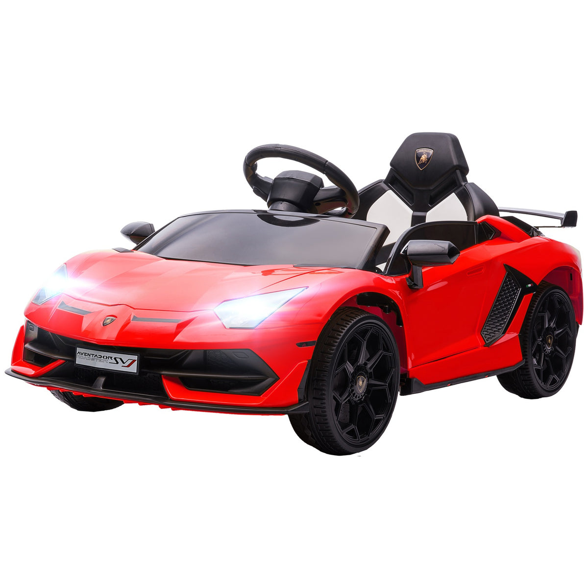 12V elektrische kinderauto met afstandsbediening, MP3, verlichting, claxon