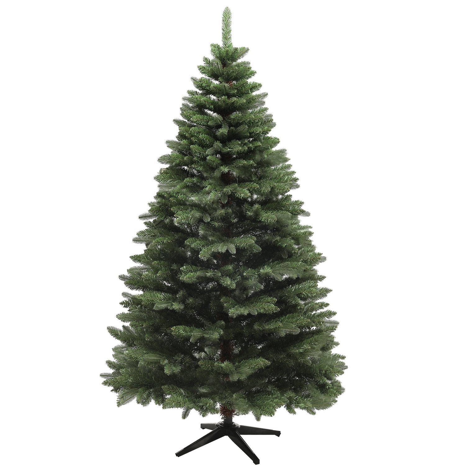 Kunstkerstboom van 180 cm, brandvertragend, inklapbare voet