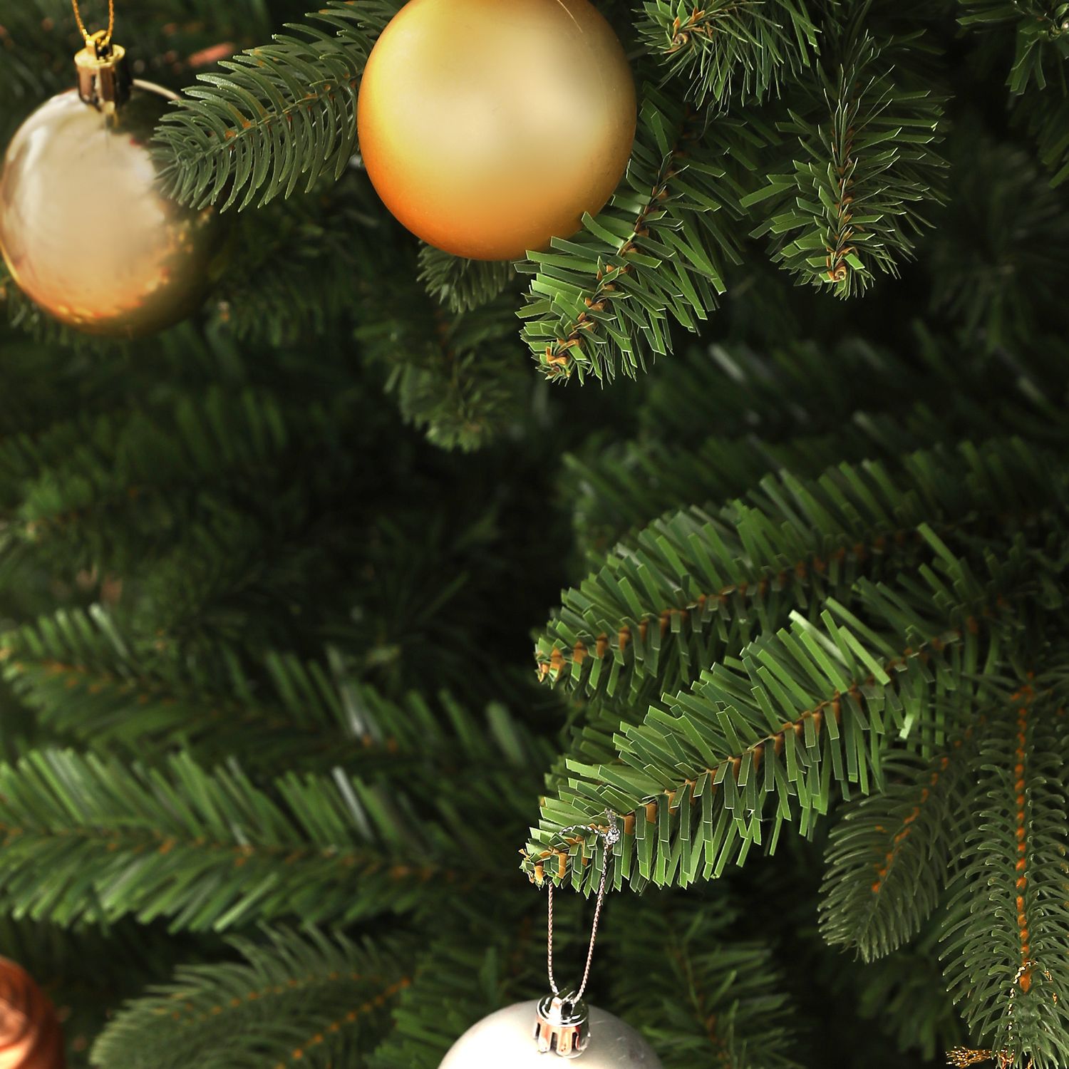 Kunstkerstboom van 180 cm, brandvertragend, inklapbare voet
