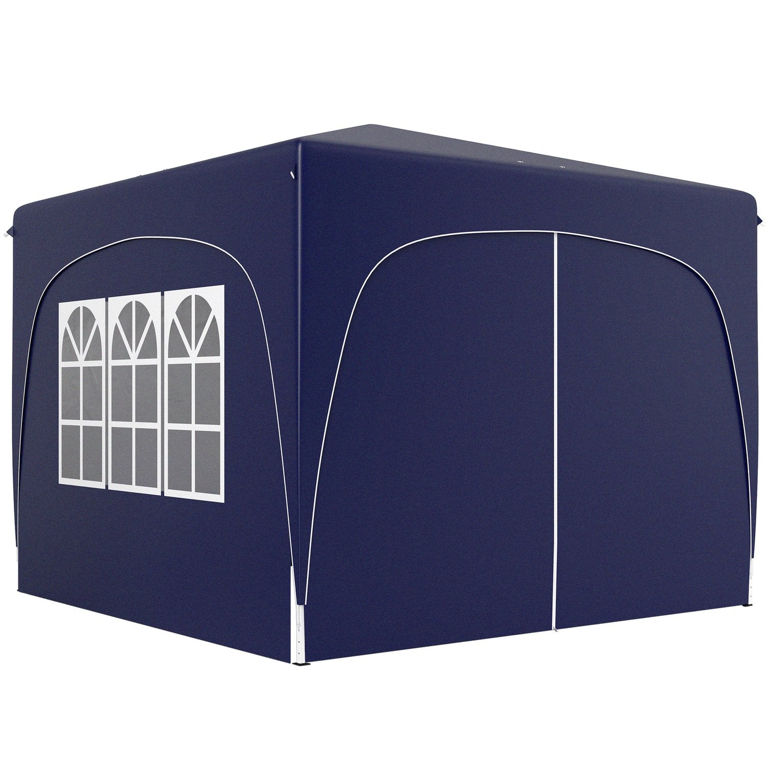 3x3m weerbestendige Pop-Up Gazebo, UV50+, Donkerblauw
