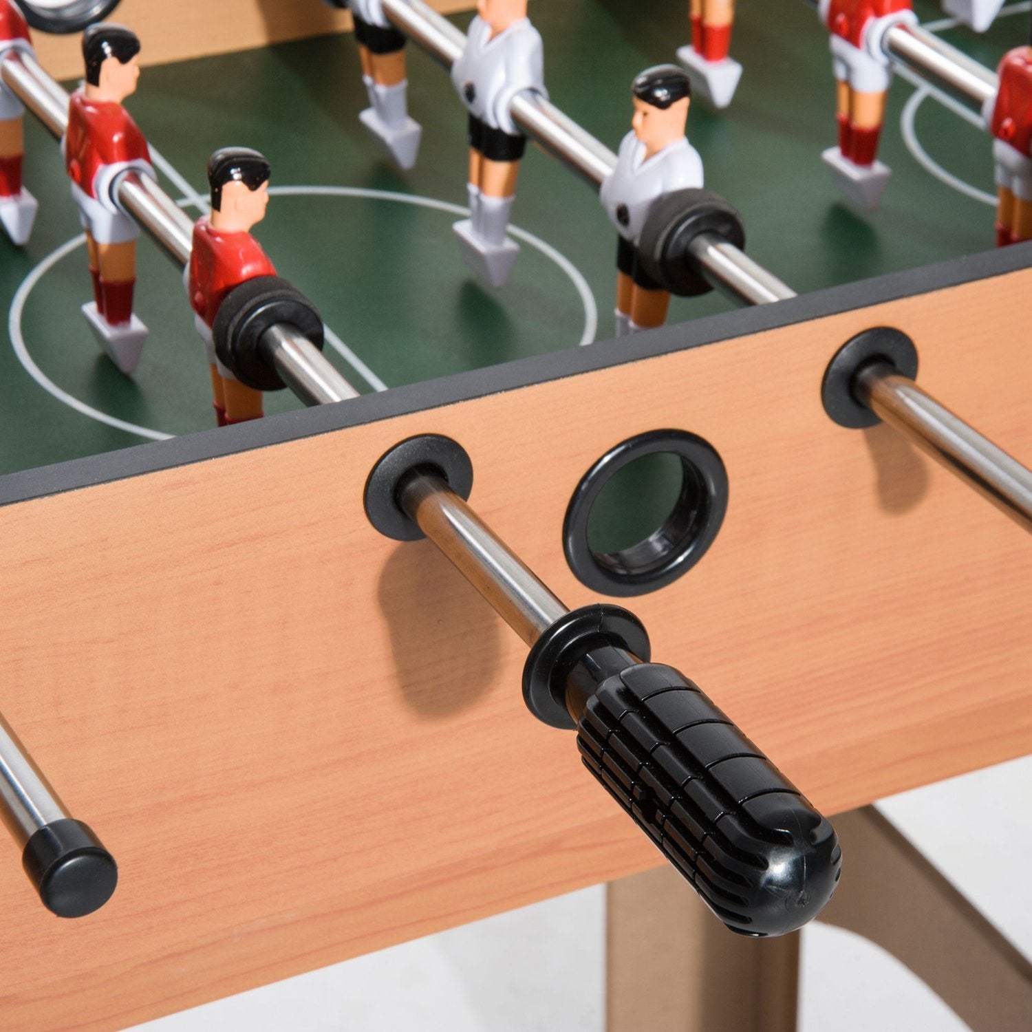 4-in-1-multispeeltafel: voetbal, hockey, biljart, tennis