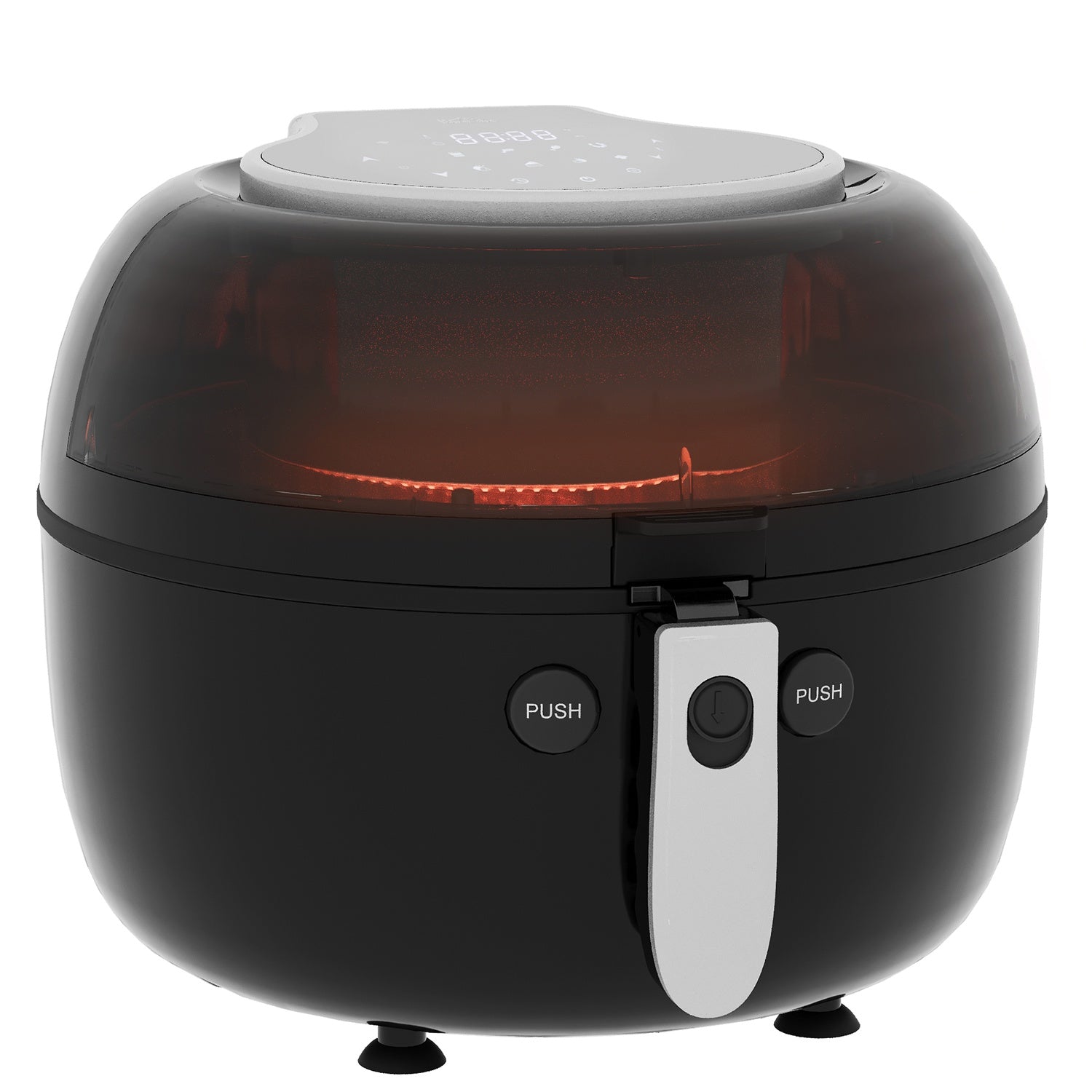 7L heteluchtfriteuse, olievrij, 1500W, mand met antiaanbaklaag