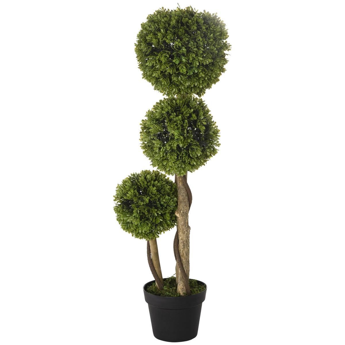 90 cm UV-bestendige buxus in pot – binnen/buiten
