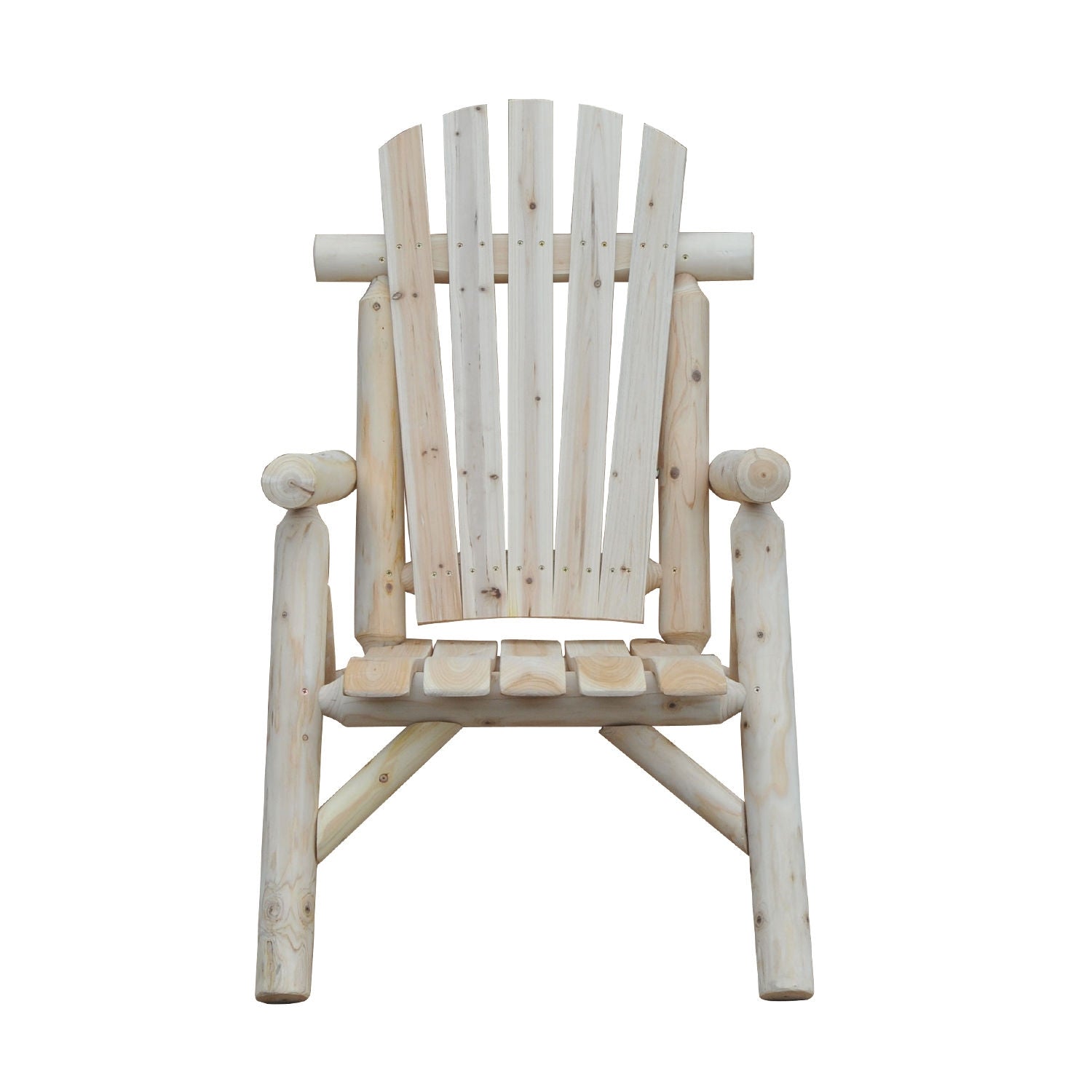 Adirondack houten tuinstoel – Hoge rugleuning met armleuningen, sparrenhout