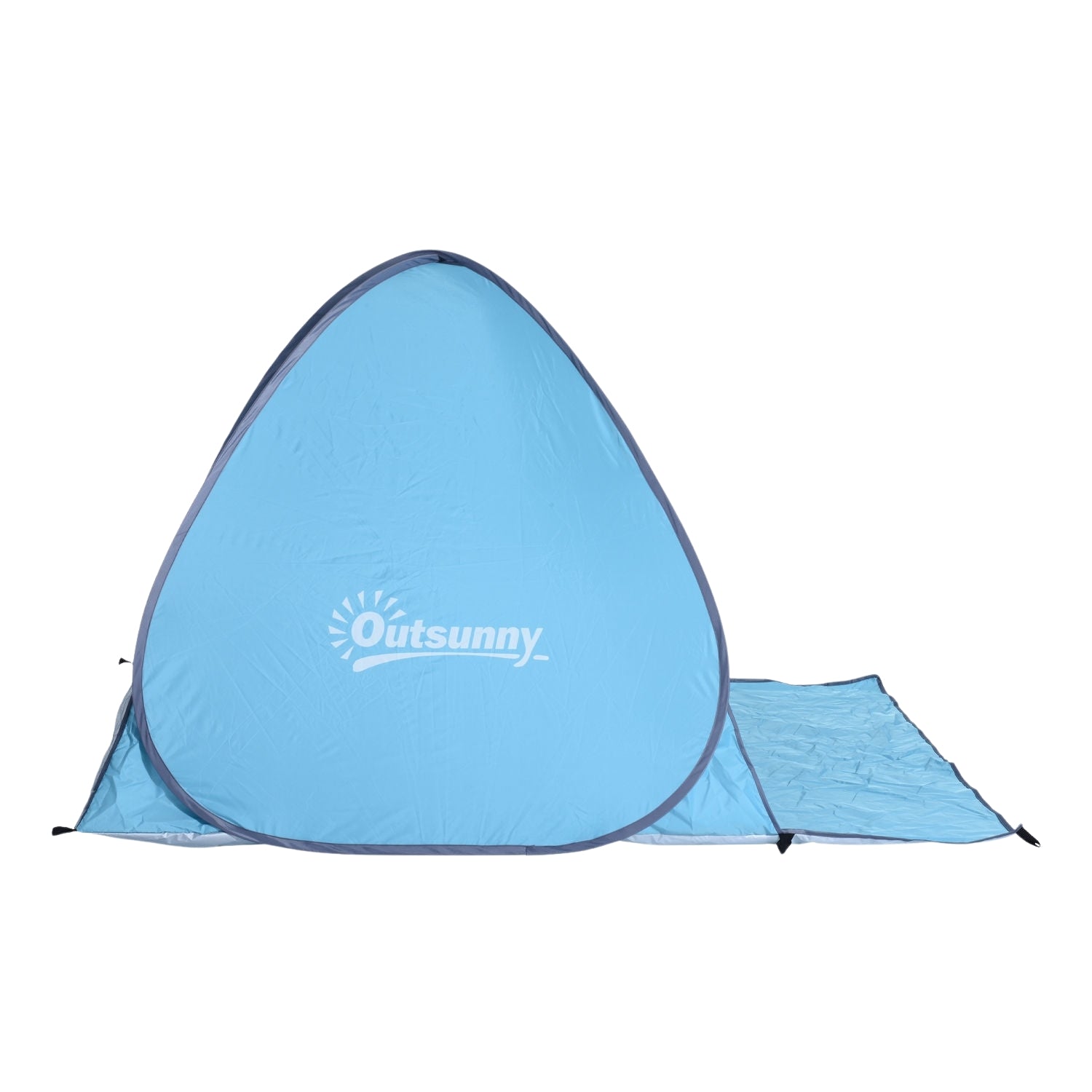 Automatische Pop-Up Strandtent, Snelle Installatie, Blauw, 200x150x119 cm