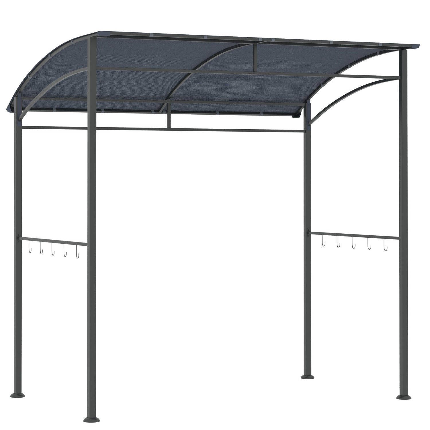 BBQ Pavillon Grillzelt, Wasserdicht UV-beständig, Grau