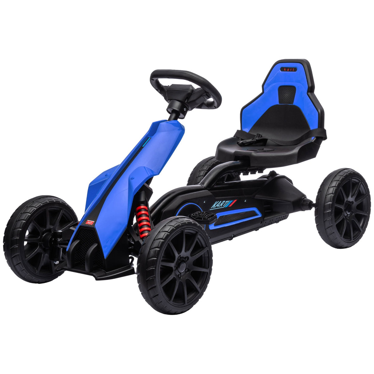 Kindertrapgokart met verstelbare zitting en handrem