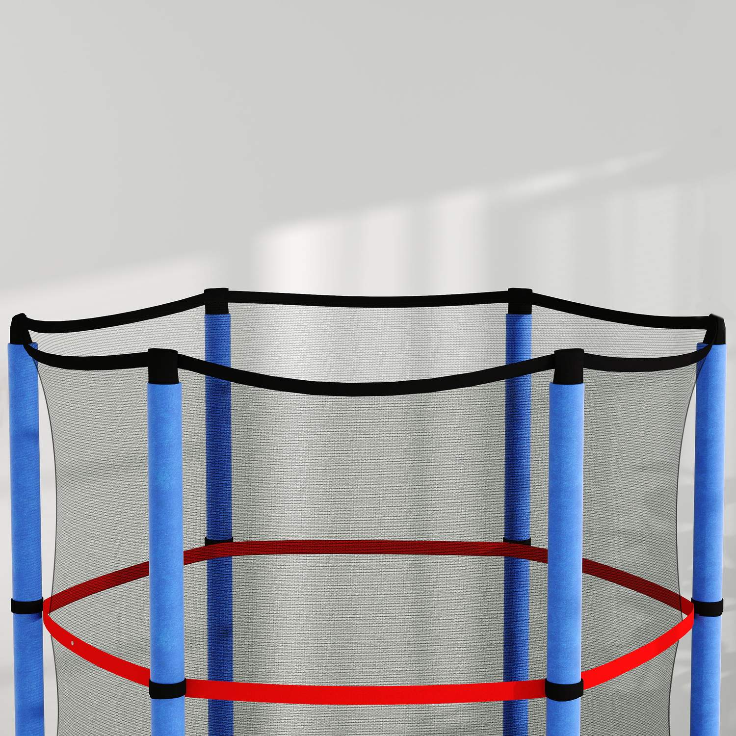 Kinderen trampoline met veiligheidsnet – binnen/buiten, Ø140 cm