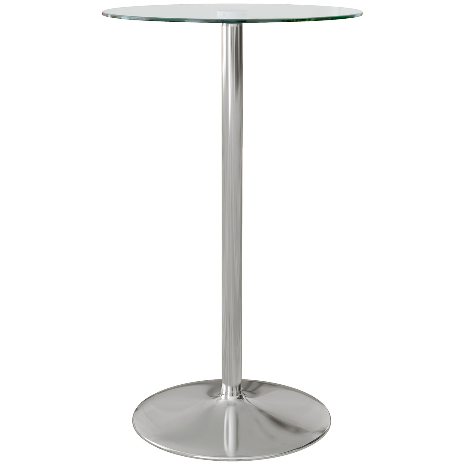 Bistrotafel voor 2 – Gehard glas, Ø60x102cm