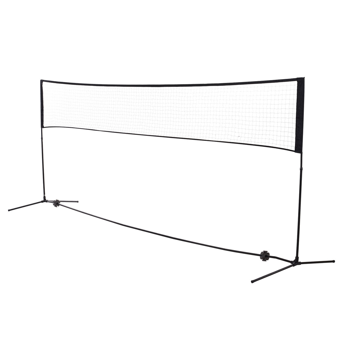 Draagbaar badminton-, volleybal- en tennisnet, 2 hoogtes 94/158 cm