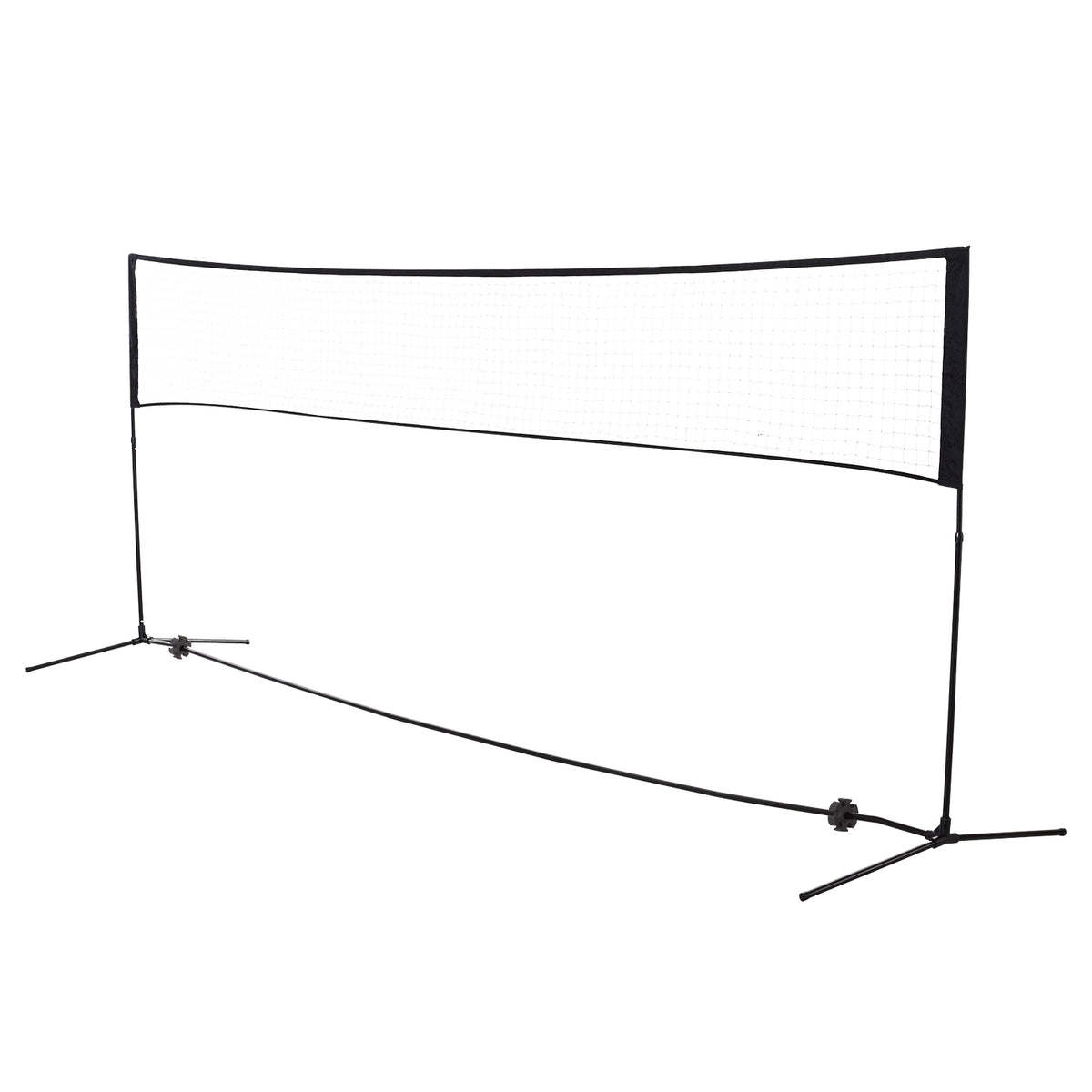 Draagbaar badminton-, volleybal- en tennisnet, 2 hoogtes 94/158 cm