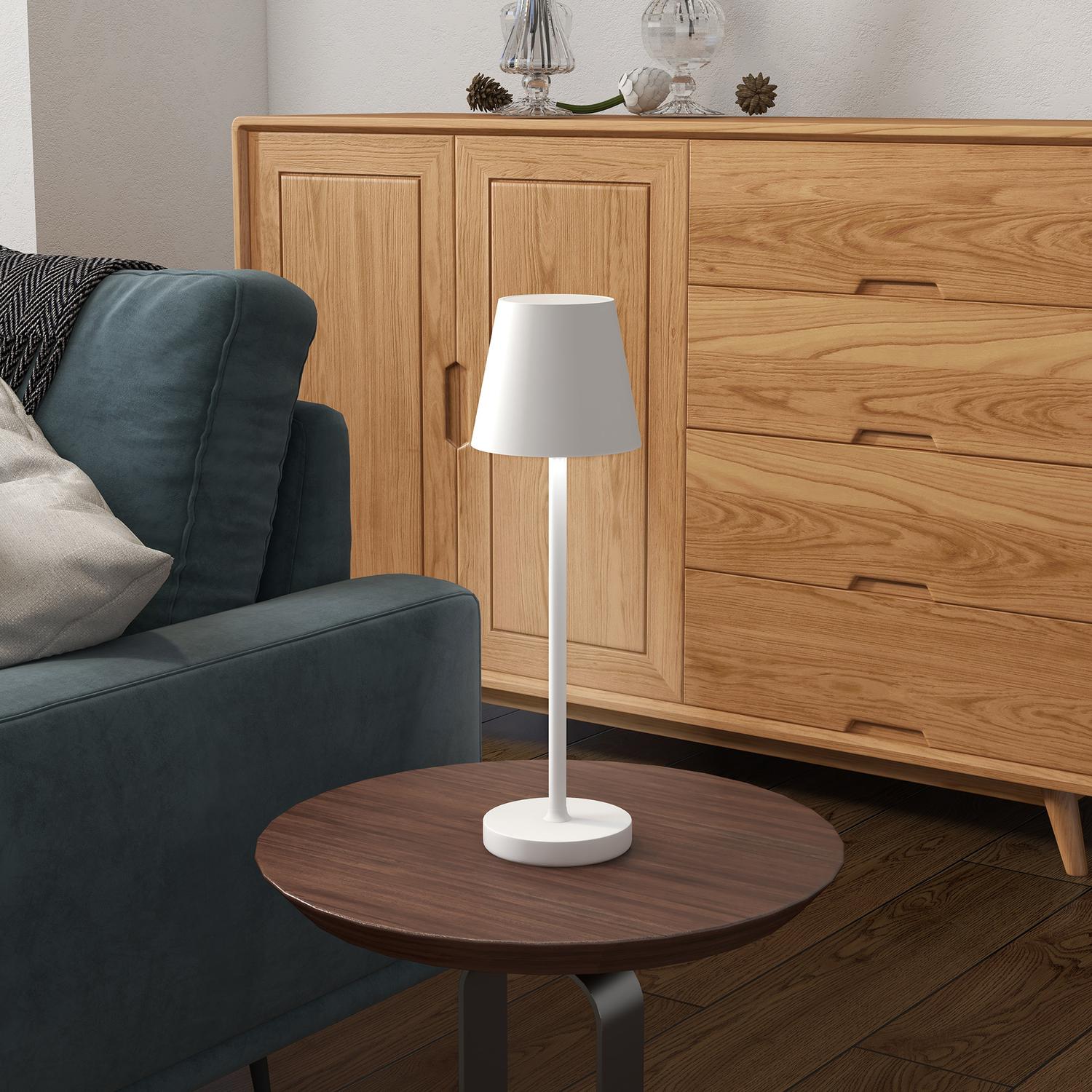 Draagbare metalen USB-bureaulamp – Oplaadbaar, 3 lichtstanden