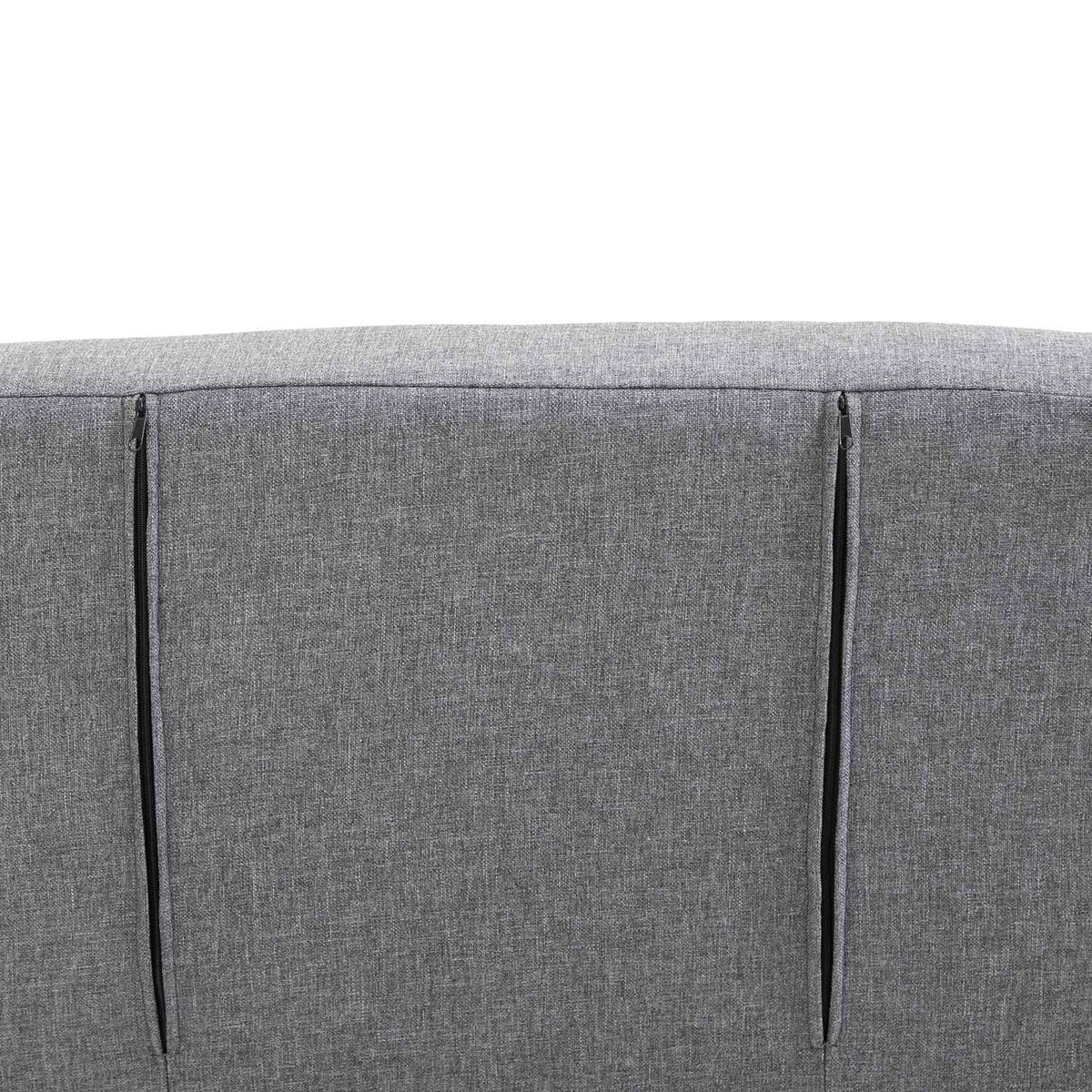 Cabriolet fauteuil met bedfunctie, grijs, 65x69x80 cm