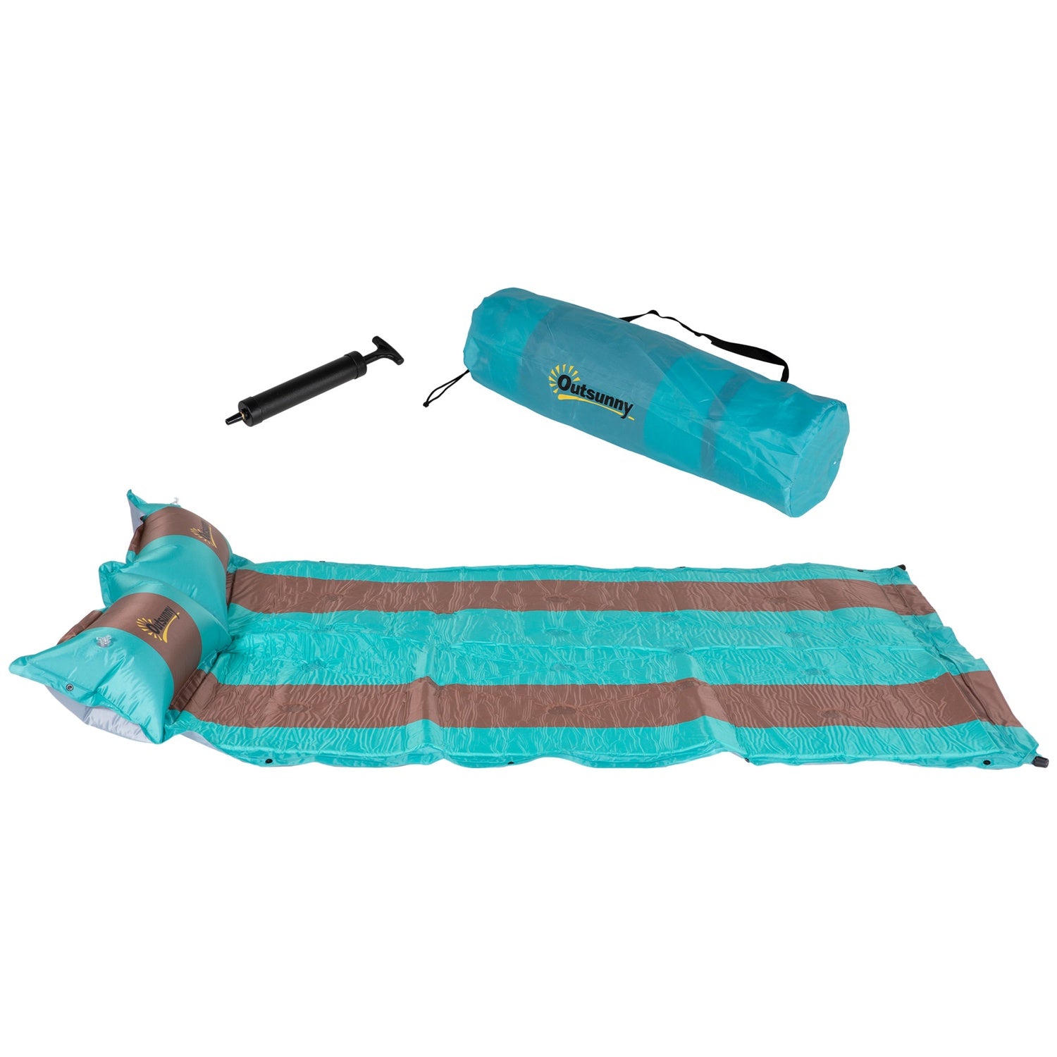 Camping slaapmat, 3 cm dik, 192x135cm, met pomp
